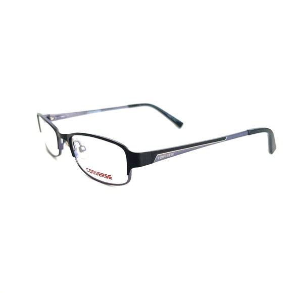 New CONVERSE Frames Black Metal Eyeglasses EXPLORE 47 16 130 Kids Spring Hinges